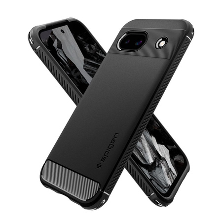 SPIGEN POKROWIEC RUGGED ARMOR DO GOOGLE PIXEL 8A KOMPATYBILNE Z UPADKAMI