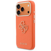 Etui Guess FW Resin Logo do iPhone 17    Pro pomarańczowy