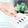 TECH-PROTECT PCL3X4 ZASILACZ 2 USB 2 TYPE-C 3 GNIAZDA DO ŁADOWANIA TABLETÓW