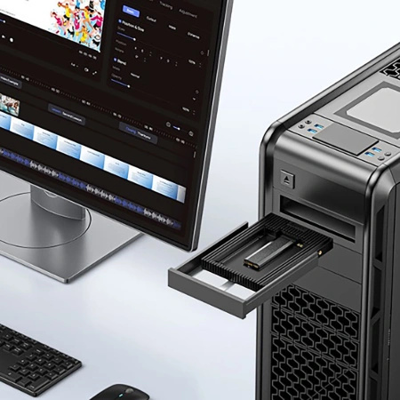 ORICO ADAPTER PRZEJŚCIÓWKA M.2 NGFF NA 3.5 DO DYSKÓW HDD SSD CZARNY