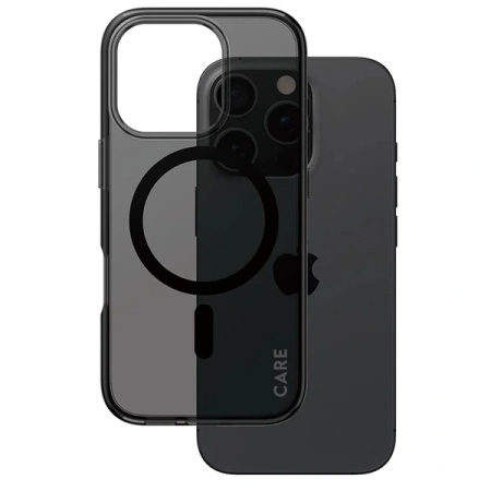 Etui CARE by PanzerGlass Flagship Case z MagSafe na iPhone 16 Pro - półprzezroczyste