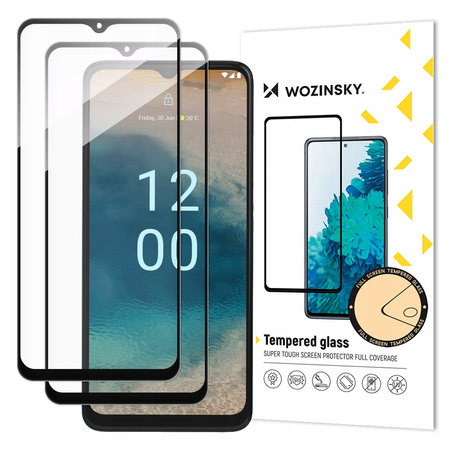WOZINSKY SZKŁO HARTOWANE FULL GLUE DO NOKIA G22 9H OCHRONA CAŁEGO EKRANU
