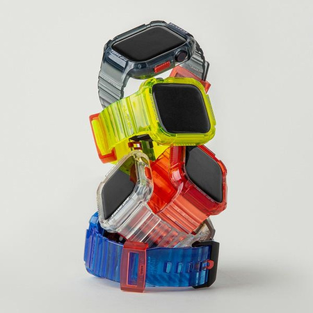 Skinarma pasek+etui Saido 2in1 Apple     Watch 45/44mm żółty/yellow neon