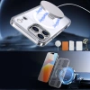 Etui Hybrid Armor X na Samsung Galaxy S25 FE z podstawką kompatybilne z MagSafe - przezroczyste