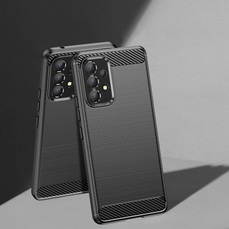 HURTEL CARBON CASE ELASTYCZNE ETUI DO SAMSUNG GALAXY A53 5G Z OCHRONĄ