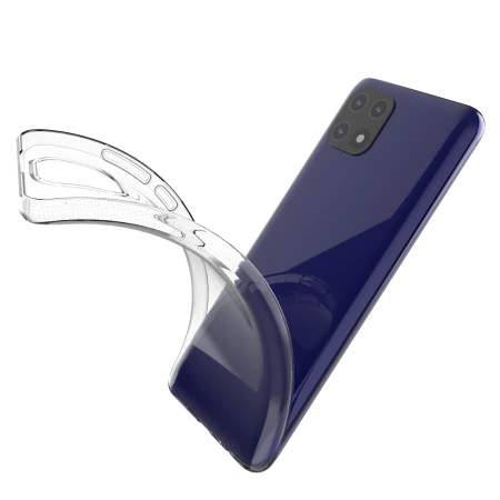 HURTEL POKROWIEC ETUI ŻELOWY DO SAMSUNG GALAXY A03 Z OCHRANĄ TYLNEJ OBUDOWY
