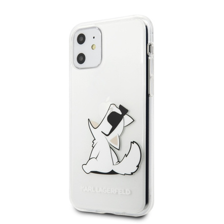 KARL LAGERFELD KLHCN61CFNRC ETUI DO IPHONE 11 6,1 Xr Z WZOREM CHOUPETTE FUN