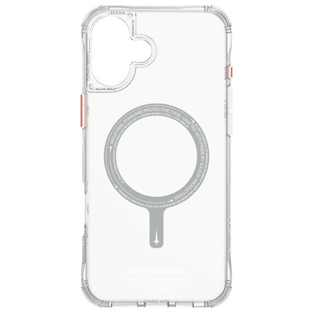 Skinarma etui Saido iPhone 16 Plus 6.7  Magnetic Charging przezroczysty/clear