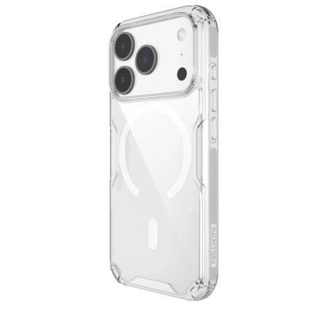 Etui Nillkin Nature TPU Pro kompatybilne z MagSafe na iPhone 17 Pro - białe