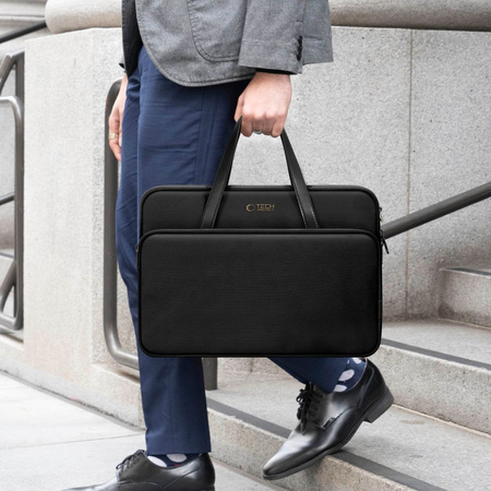 TECH-PROTECT TORBA NA LAPTOPA DO 15-16 CALI DO KOMPUTERÓW PRZENOŚNYCH BLACK