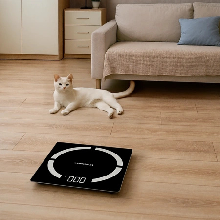 Waga łazienkowa Wozinsky WIWL-30 inteligentna Bluetooth - czarna