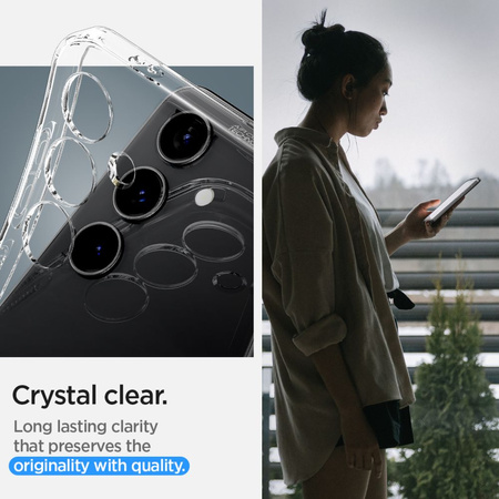 SPIGEN ETUI LIQUID CRYSTAL DO SAMSUNG GALAXY S24 PRZEJRZYSTE ANTYWSTRZĄSOWE