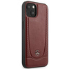 Mercedes MEHCP15SARMRE iPhone 15 6.1" czerwony/red hardcase Leather Urban Bengale