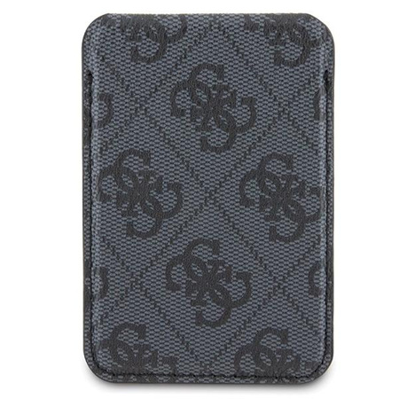 Etui Guess Wallet Card Slot Stand GUWMSHG4SHK - czarne MagSafe 4G Classic Logo
