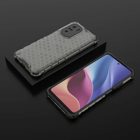HONEYCOMB POKROWIEC PANCERNY Z ŻELOWĄ RAMKĄ DO XIAOMI REDMI K40 PRO K40 F3