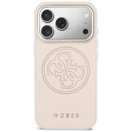 Etui Guess Perforated 4G MagSafe do      iPhone 17 Pro Max różowy