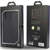 Etui Audi Synthetic Leather na iPhone 13 Pro Max 6.7" - czarne AU-TPUPCIP13PM-TT/D1-BK