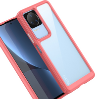 Outer Space Case etui do Xiaomi Poco F4 5G pokrowiec z elastyczną ramką czerwone