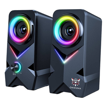 ONIKUMA GŁOŚNIKI GAMINGOWE L2 DO KOMPUTERA KONSOLE 3D DŹWIĘK 50MM