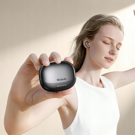 MCDODO SŁUCHAWKI BEZPRZEWODOWE DOUSZNE BLUETOOTH Z MIKROFONEM ETUI ANC ENC
