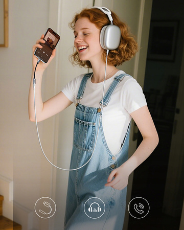 INNOSTYLE PRZEJŚCIÓWKA ADAPTER LIGHTNING USB-C OTG 3A DO IPHONE 11 12 13 14