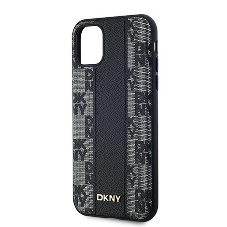DKNY ETUI HARDCASE DO IPHONE 11 Xr6.1 DO MAGSAFE SKÓRZANE WZÓR CHECKERED