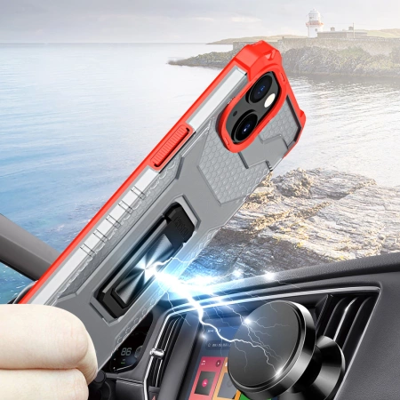 HURTEL CRYSTAL RING CASE ETUI Z MAGNETYCZNYM UCHWYTEM DO IPHONE 12