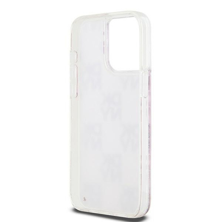 DKNY POKROWIEC HARDCASE LIQUID GLITTER DO IPHONE 15 PRO MAX 6.7 Z MULTILOGO