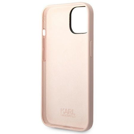 Karl Lagerfeld KLHCP14MSLCTPI iPhone 14 Plus 6,7" hardcase jasnoróżowy/light pink Silicone Choupette Body