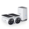 Zewnętrzny zestaw monitoringu Baseus Security S1 Pro Dual 3K (2 kamery) - biały
