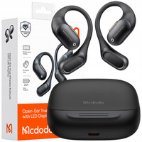 MCDODO SŁUCHAWKI BEZPRZEWODOWE ZAUSZNE BLUETOOTH 5.4 Z MIKROFONEM ETUI CLIP