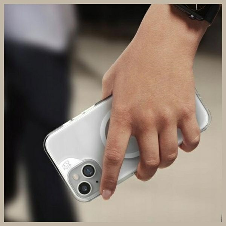 Etui ZAGG Crystal Palace Snap Kickstand  MagSafe do iPhone 15 Plus przezroczysty/clear