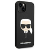 Karl Lagerfeld KLHCP14MSLKHBK iPhone 14 Plus 6,7" hardcase czarny/black Silicone Karl`s Head