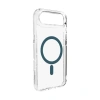 Etui Puro Lite Mag TPU+PC kompatybilne z MagSafe na iPhone 17 Air - przezroczyste z turkusowym pierścieniem