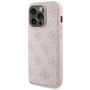 Zestaw Guess GUBPM5P14L4GEMGP iPhone14 Pro 6.1 hardcase + Powerbank 5000mAh MagSafe różowy/pink 4G Metal Logo