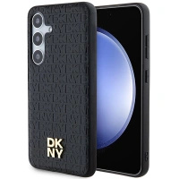 DKNY ETUI CASE HARDCASE DO SAMSUNG S24+ S926 LEATHER DO MAGSAFE METAL LOGO