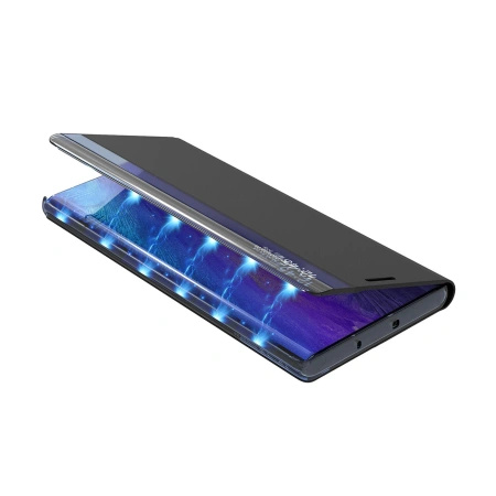 HURTEL ETUI NEW SLEEP VIEW CASE Z KLAPKĄ DO SAMSUNG GALAXY A35 ANTYWZROKOWE