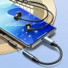 Adapter Wozinsky WACM-01 USB-C - mini jack 3,5mm - czarny