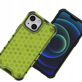 HURTEL PANCERNE ETUI DO IPHONE 13 MINI Z ŻELOWĄ RAMKĄ I WZMOCNIONĄ OCHRONĄ