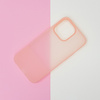 Kingxbar Plain Series etui pokrowiec do iPhone 13 Pro Max silikonowa obudowa różowy