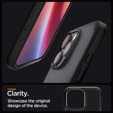 SPIGEN ULTRA HYBRID DO IPHONE 16 PRO MAX CASE Z PRZEJŻYSTYM TYŁEM I OCHRONĄ