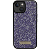 Etui Guess Rhinestone Metal Logo na iPhone 15 - różowe