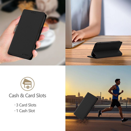 TECH-PROTECT POKROWIEC WALLET RS DO SAMSUNG GALAXY A56 5G SKÓRA EKOLOGICZNA
