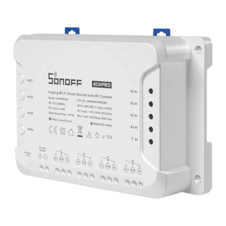 SONOFF INTELIGENTNY PRZEŁĄCZNIK WIFI 4CHPROR3 DO ZARZĄDZANIA NAPRĘDZENIEM