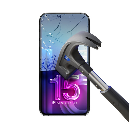 3MK FLEXIBLEGLASS SZKŁO HYBRYDOWE DO APPLE IPHONE 15 OCHRONA EKRANU