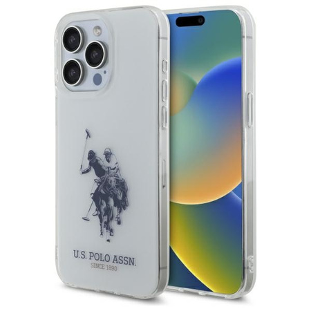 U.S. POLO ASSN. ETUI CASE POKROWIEC DO IPHONE 15 PRO MAX 6,7 SHINY BIG LOGO