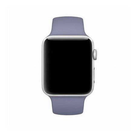 MERCURY PASEK DO APPLE WATCH 42 44 45 MM ŁATWE ZAKŁADANIE SILIKON LAWENDOWY