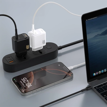 DUDAO ŁADOWARKA SIECIOWA A28C 45W GAN DO TELEFONÓW MACBOOK 45W + KABEL