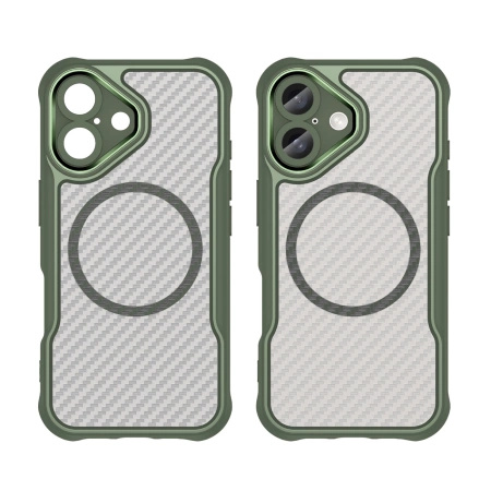 HURTEL ETUI SILIKONOWE CASE POKROWIEC DO MAGSAFE IPHONE 16 ZIELONE LEADING