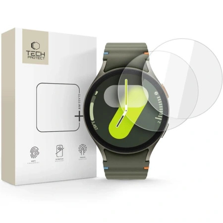 TECH-PROTECT SZKŁO HARTOWANE GLASS FIT+ DO SAMSUNG GALAXY WATCH 40 41 42